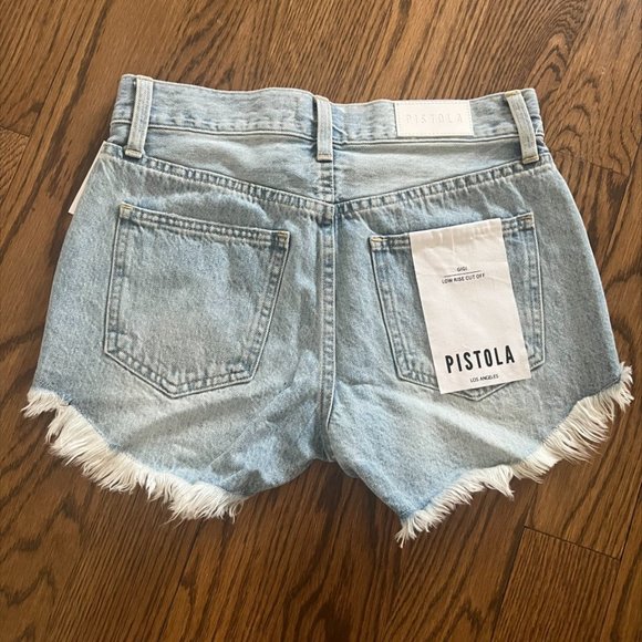 Pistola Light Washed Jean Shorts - Picture 2 of 5